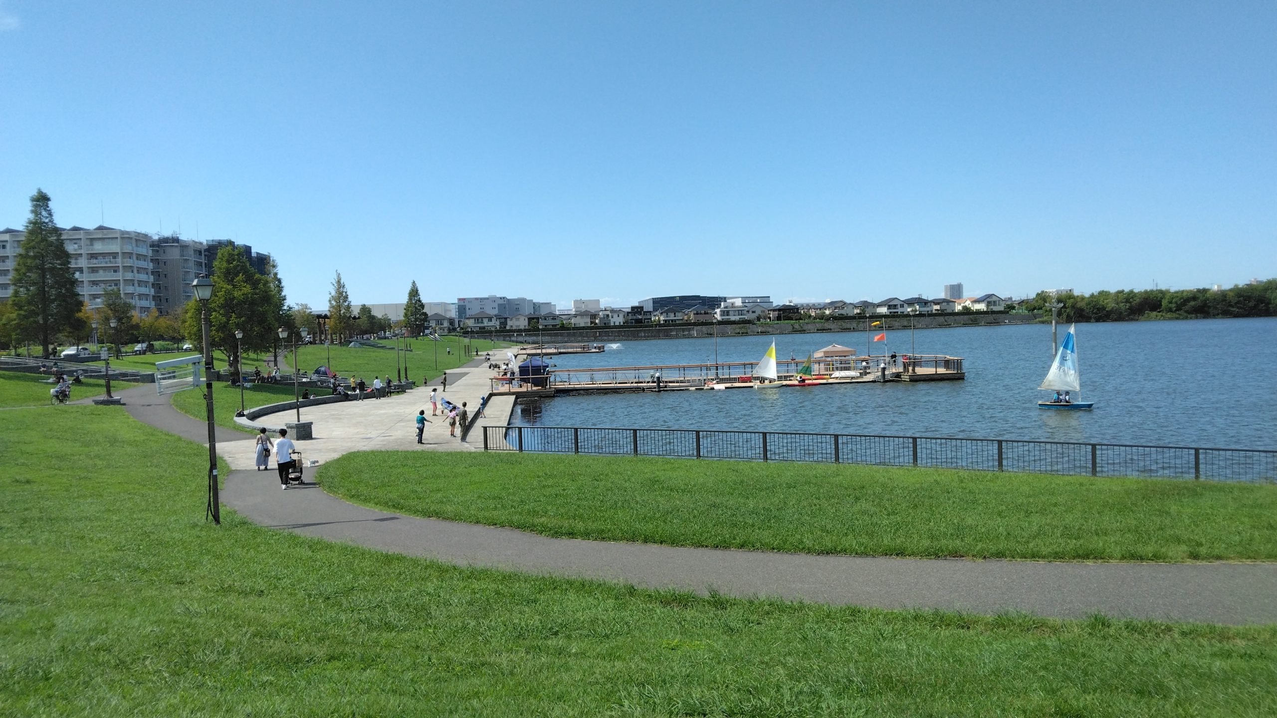 越谷レイクタウンジョギングコースの紹介です